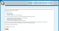 Desktop Screenshot of cmast.nfrc.org