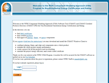 Tablet Screenshot of cmast.nfrc.org